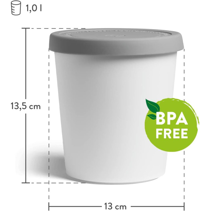 Морожениця та йогуртниця 2 в 1 з самоохолоджуючим компресором 2,5 л Springlane