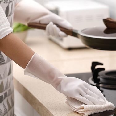 Рукавички для миття посуду 1 пара розмір M Jwthee