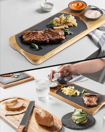 Набір дошок для стейків 2 шт 34 х 16,5 см ONUEMP