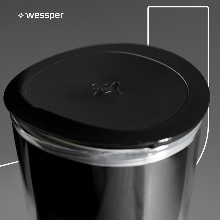 Стеклянный графин для фильтрации воды 1 л Wessper