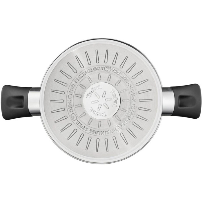 Tefal Delicious набор посуды, 6 предметов, нержавеющая сталь, бакелит, стекло