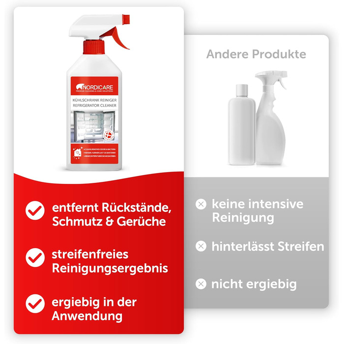 Засіб для миття холодильника 500 мл Nordicare
