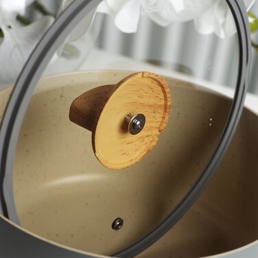 Кастрюля со стеклянной крышкой 20 см 2,24 л ARIA Fissman