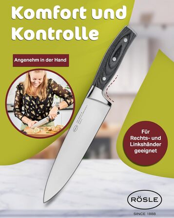 Нож поварской 20 см Wolfgrey Rosle