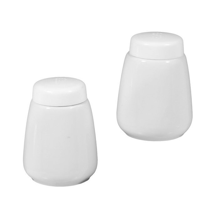 Солонка і перечниця, набір 2 предмета білий Rondo Seltmann