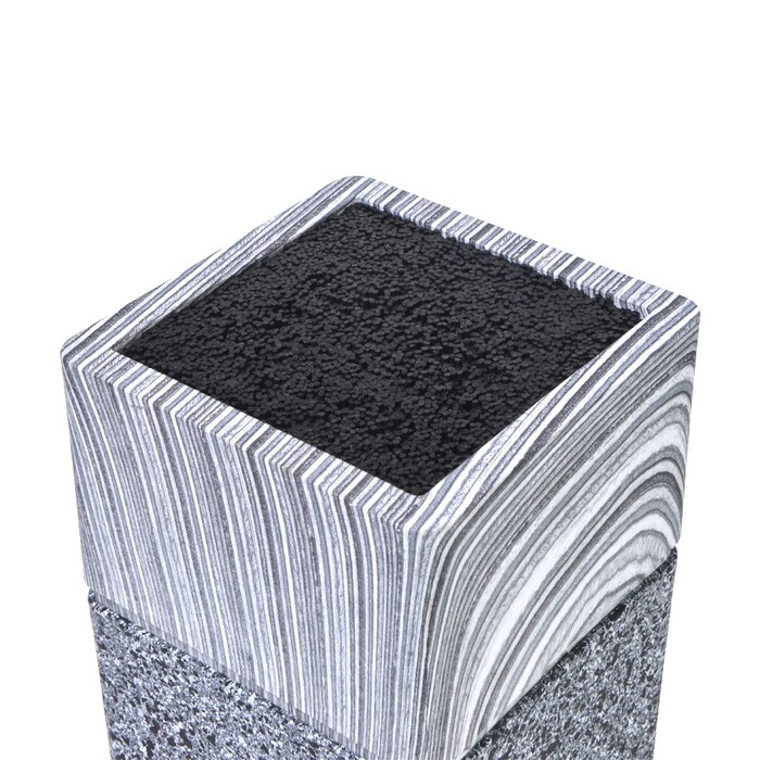 Подставка для кухонных ножей и ножниц Fissman 11x11x23см ГРАФИТ (2877)