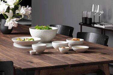 Стаканчик для яєць Manufacture Rock Blanc, придатний для миття в посудомийній машині, матовий шиферний вигляд, сучасний дизайн, можна використовувати як чарку/шніцглас, преміум-порцеляна (білий, 6 шт. (упаковка з 1))