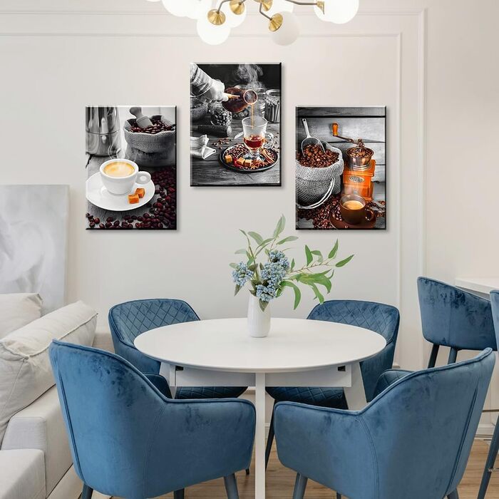 Настінні картини сучасні 30 x 40 см без рамки, 3 шт. burkfeeg