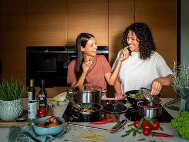 Набір сковорідок з антипригарним покриттям ProResist, 3 предмети Pureelements Rosle