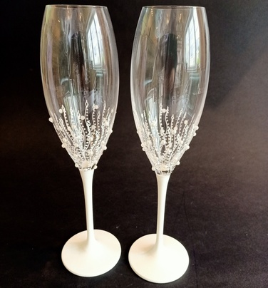 Весільні бокали Sandy 190мл 2шт 6573 BOHEMIA