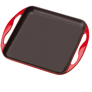 Сковорода гриль 33 см, вишневий Le Creuset