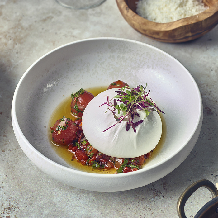 Салатник 20 см, серый, Sereno Alto, GenWare