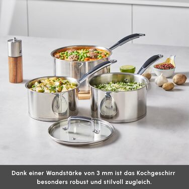 Набір посуду із нержавіючої сталі 6 предметів KARACA