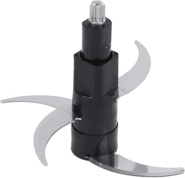 Універсальний подрібнювач, 4 високоякісних ножа з нержавіючої сталі, міцна скляна ємність об'ємом 1,2 літра, ідеально підходить як подрібнювач для фруктів, овочів, риби, м'яса, горіхів, 400