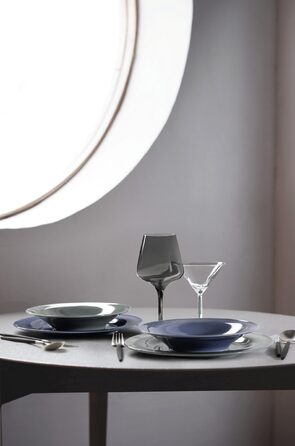 Набор тарелок на 6 персон, 12 предметов Beat Fliederblau Seltmann Weiden