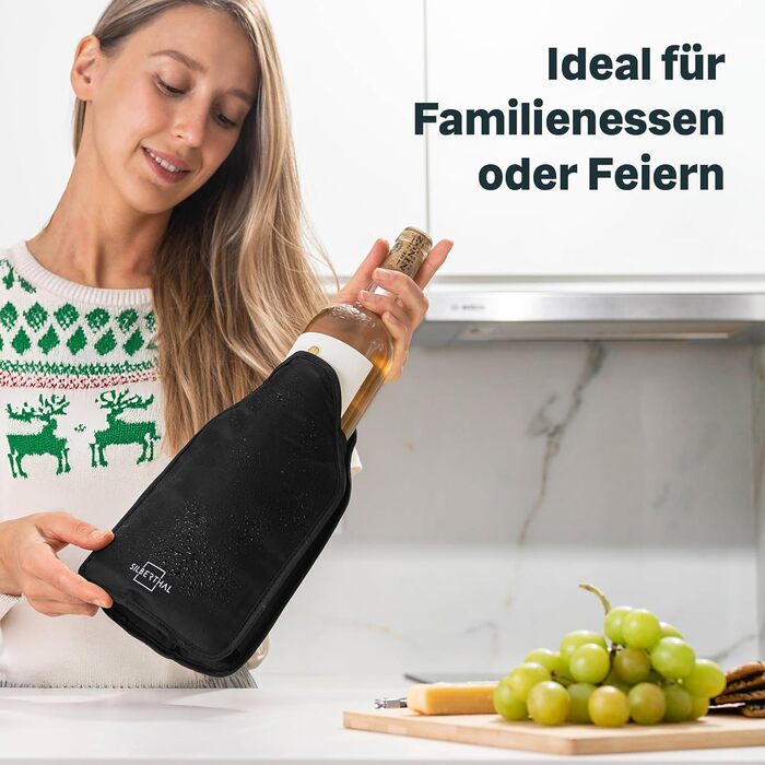 Охолоджувальна манжета для винних пляшок 1 л Silberthal