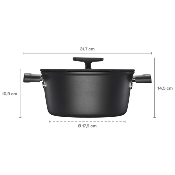 Кастрюля Fiskars Hard Face 3,5 л (1075526)