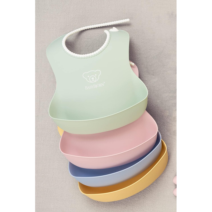 Слюнявчик для дітей, блідо-зелений BabyBjörn