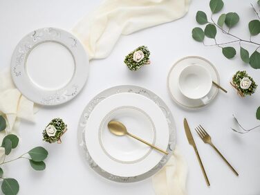 Набор посуду на 6 персон, 30 предметів, білий Palacio Creatable