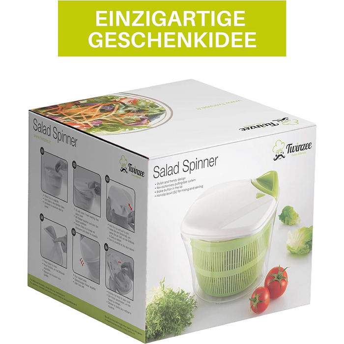 Спіннер для салату 5 л Twinzee