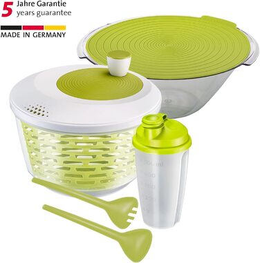 Спиннер для салата 4.4 л, ø 23.5 см, пластик, яблочно-зеленый, 4 шт Westmark