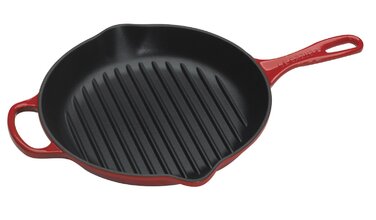 Сковорода гриль кругла 26 см, вишневий Le Creuset