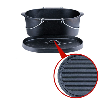 Форма для хліба з чавунного казана 42 x 31 см. Santos