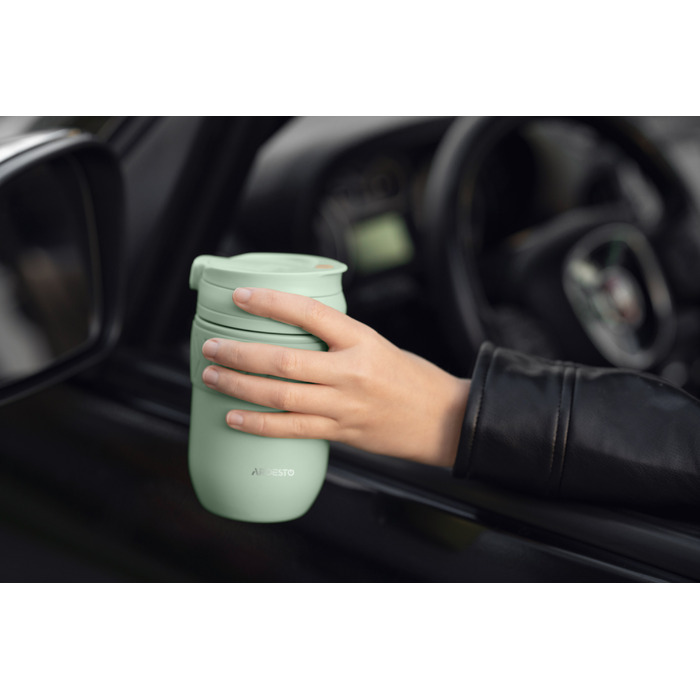 ARDESTO Термокухоль Cosy 400 мл, нержавіюча сталь, зелений