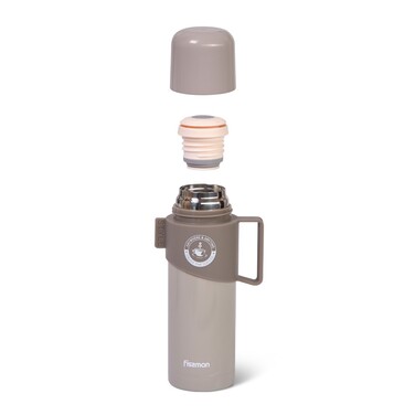 Термос для чаю та кави Fissman 350 мл сірий (9632)