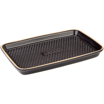 Блюдо для гриля з круглої гратами прямокутне, 33 х 23 см, чорне, BLACK EDITION Römertopf BBQ Römertopf