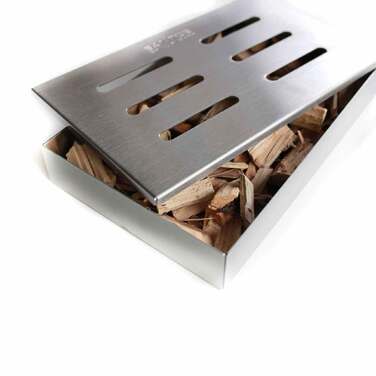 Контейнер для копчения из нержавеющей стали 21 x 13 x 3,4 см Santos