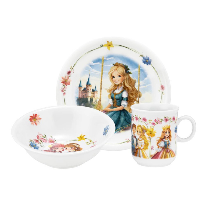 Набір дитячого посуду, 3 предмети Compact Prinzessin Seltmann Weiden