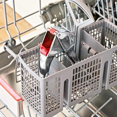 Практичний прес для великих зубчиків часнику, також з лушпинням. Включає інструмент для чищення (прес для часнику Easy Press, одинарний), 12150 Susi 3