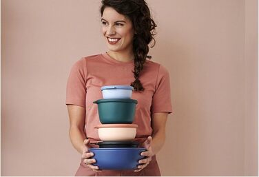 Контейнер для зберігання продуктів 1000 мл з кришкою, рожевий Cirqula Mepal