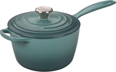 Чавунний сотейник 2 л з кришкою, Морська сіль Signature Le Creuset