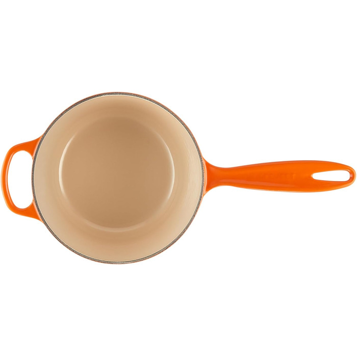 Чавунний сотейник Ø 18 см, 1,8 л з кришкою, полум'яно-червоний Signature Le Creuset