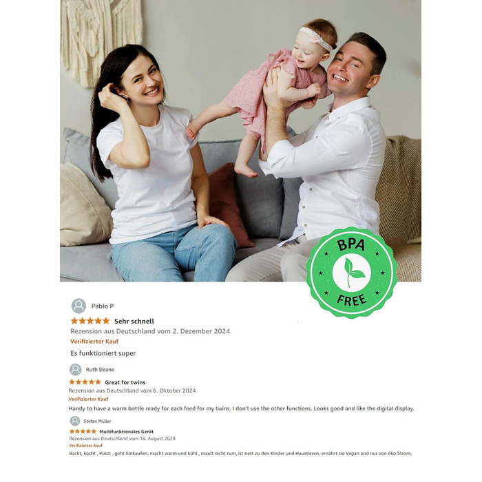 Підігрівач на 2 дитячих пляшечок KOSTTE