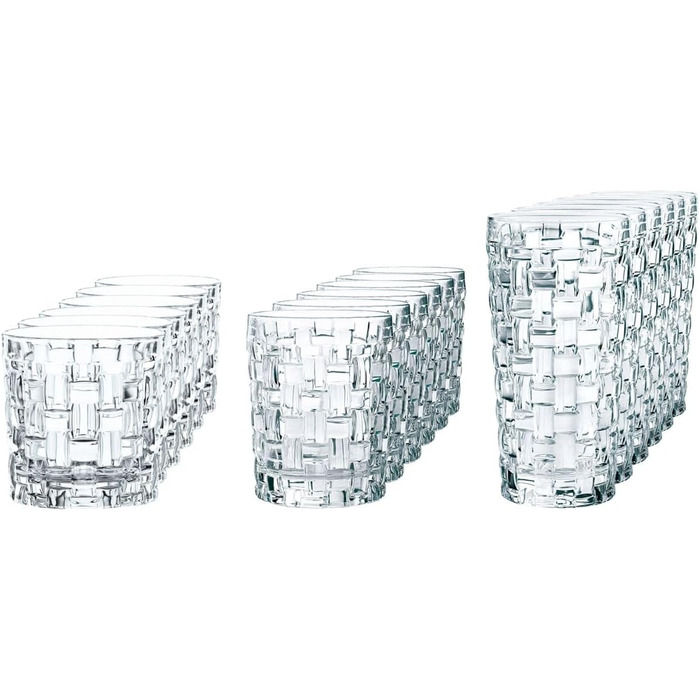 Набір склянок для віскі та лонгдринків, 18 предметів, Bossa Nova Nachtmann