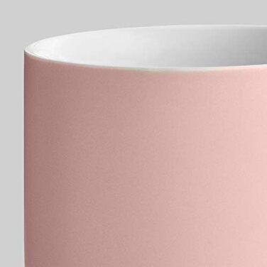 Керамічні банки для зберігання SPRINGLANE 2 шт. Набір з дерев'яною кришкою Sweet Scandi, гумова дерев'яна кришка, коробки для зберігання, коробки для зберігання продуктів ( рожевий 10x9 см)