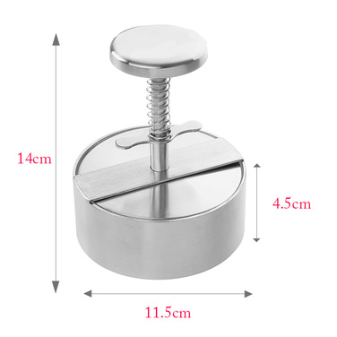 Прес для бургерів 11,5 см, нержавіюча сталь GRILLI 77758 Код: 003924