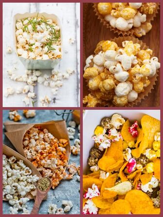 Машина для попкорну 3,5 л у вигляді візка, 1200 Вт, червона HOUSNAT