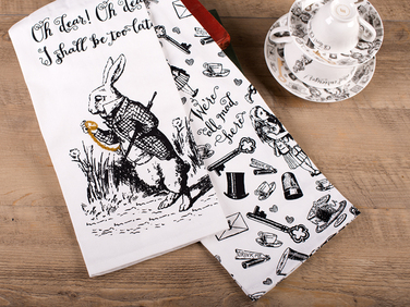 Набор кухонных полотенец CreativeTops Alice in Wonderland, 2 шт.