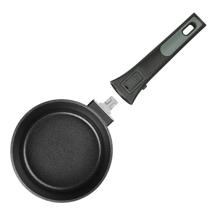 Ковш Fissman BRILLIANT 16x7,5см/1,3л со съемной ручкой и стеклянной крышкой (14380)