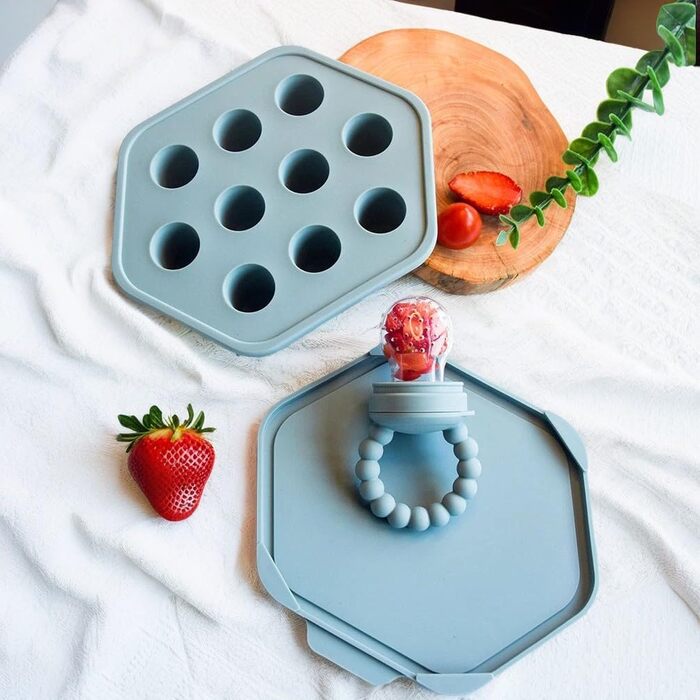 Силіконовий ніблер для дітей синій Cutties and Giggles