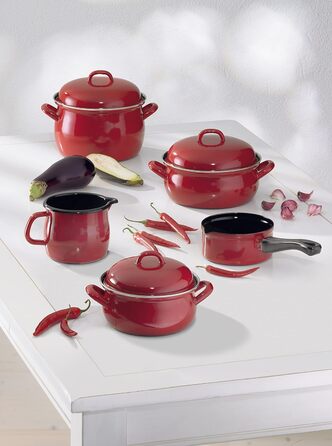 Каструля з кришкою 18 см Riess