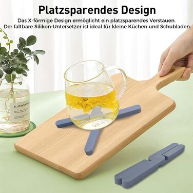 Силіконова підставка під гаряче 4 шт YunSchauen