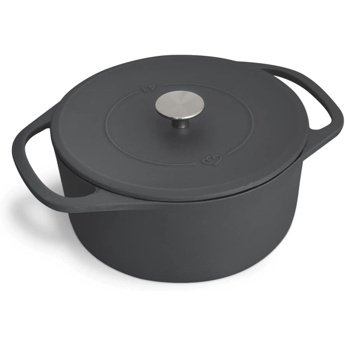 Кокотниця з кришкою 24 см, сірий Springlane Kitchen