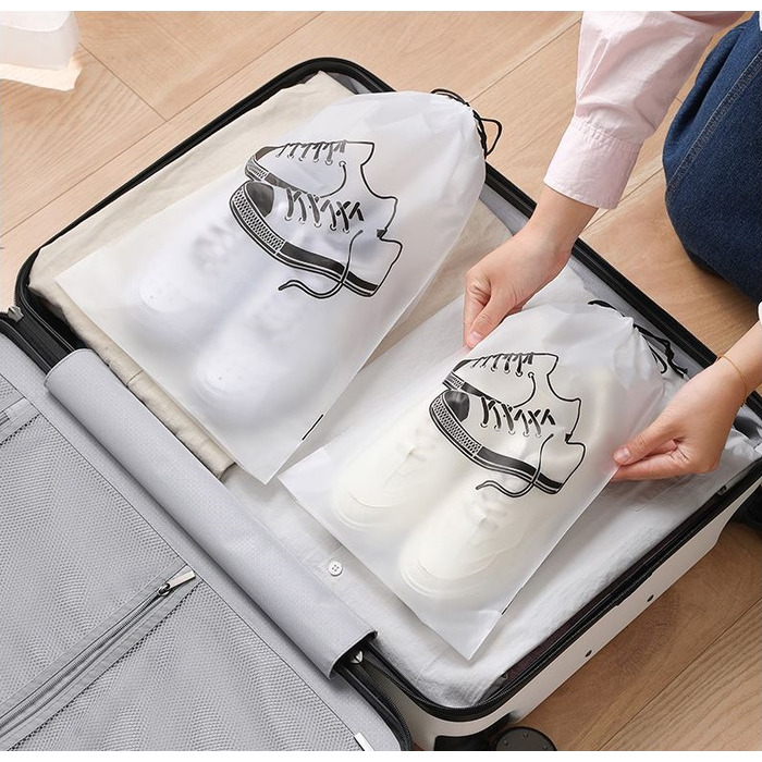 Сумка для обуви 29 х 43 см, прозрачная, водонепроницаемая Vialex