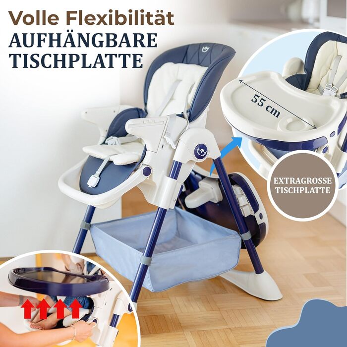 Дитячий стільчик для годування від 6 місяців EINFACH-ENGEL