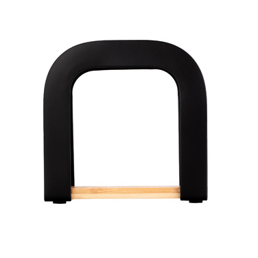 Салфетка Ardesto Midori 12х4.5х12см, металл, бамбук, черная